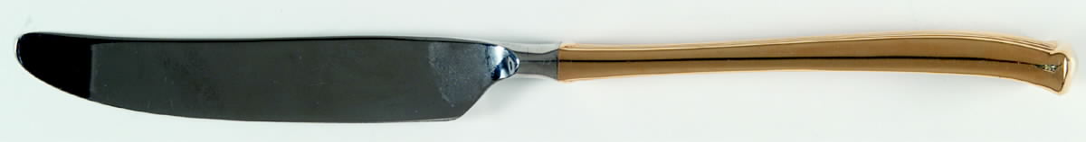 Gold Peacock (Gold Electroplate) New French Hollow Knife by Towle Silver-1