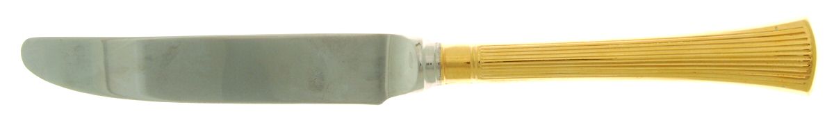 Gold Peacock (Gold Electroplate) New French Hollow Knife by Towle Silver-1