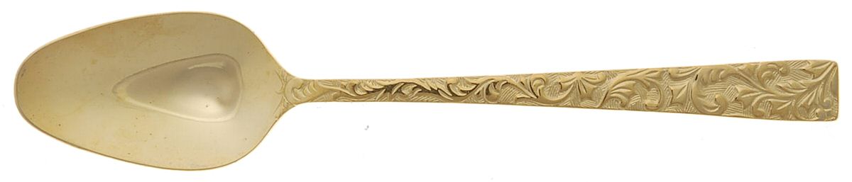 Golden Paisley (Gold Electroplate) Teaspoon by Towle Silver-1
