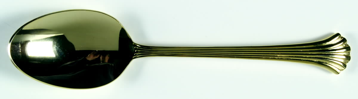 Gold Tiara (Gold Electroplate) Tablespoon (Serving Spoon) by Towle Silver-1