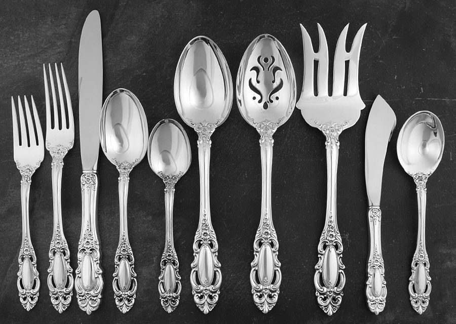 Grand Duchess (Sterling, 1973) 45 Piece Dinner Size Starter Set by Towle Silver-1