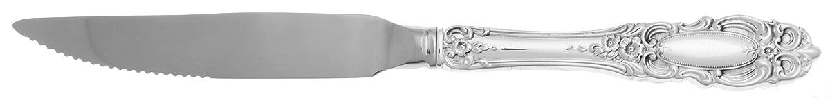 Grand Duchess (Sterling, 1973) Steak Knife Individual Hollow, Serrate HC by Towle Silver-1