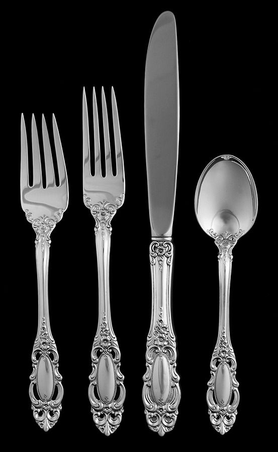 Grand Duchess (Sterling, 1973) 32 Piece Estate Set by Towle Silver-1