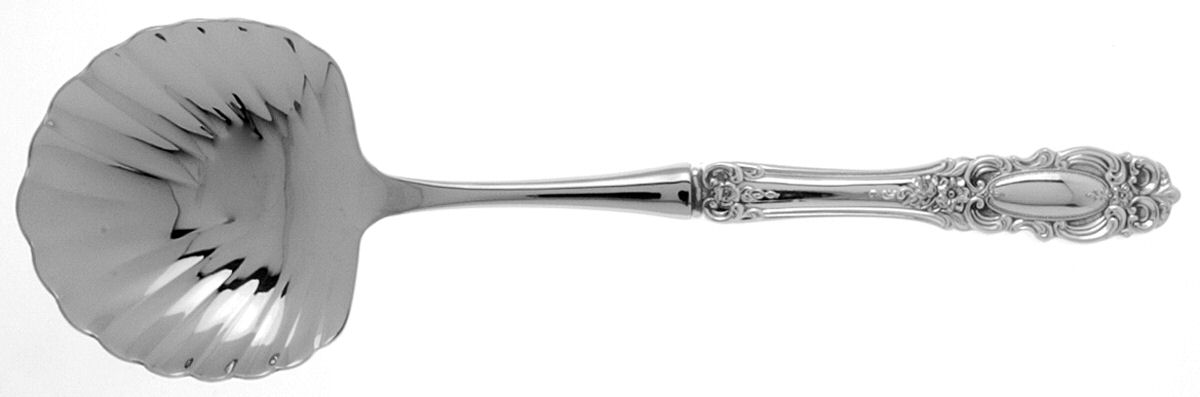 Grand Duchess (Sterling, 1973) Casserole Spoon with Stainless Shell Bowl by Towle Silver-1