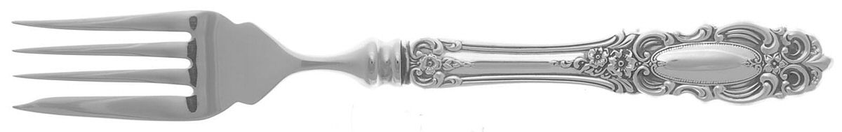 Grand Duchess (Sterling, 1973) Individual Hollow Fish Fork, Stainless Tines by Towle Silver-1