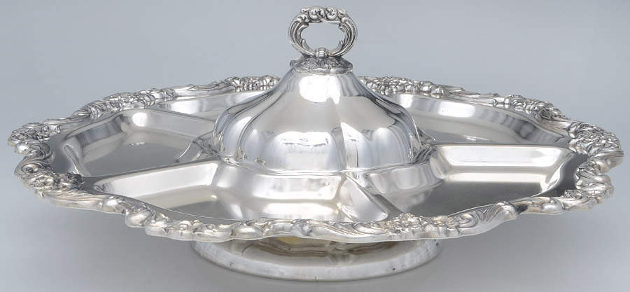 Grand Duchess (Silverplate, Hollowware) Lazy Susan, Missing Liner by Towle Silver-1