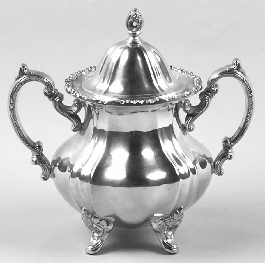 Grand Duchess (Silverplate, Hollowware) Sugar Bowl & Lid by Towle Silver-1