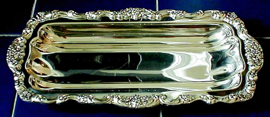 Grand Duchess (Silverplate, Hollowware) Silverplate Celery Dish by Towle Silver-1