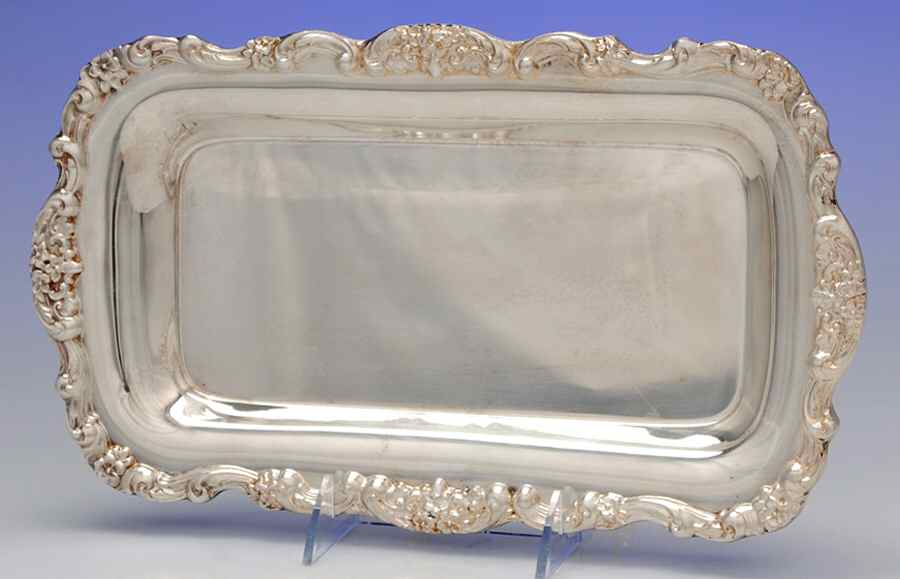 Grand Duchess (Silverplate, Hollowware) Silverplate Bread Tray by Towle Silver-1