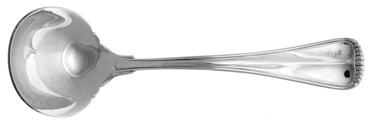 Hamilton (Silverplate, 1977) Solid Gravy Ladle by Towle Silver-1