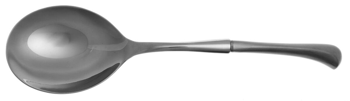 Holbrooke (Stainless, Satin) Casserole Spoon with Smooth Stainless Bowl HC by Towle Silver-1