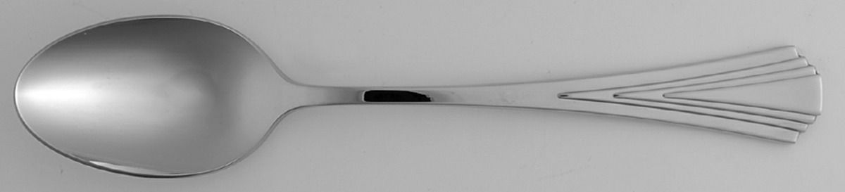 Illusion (Stainless) Place/Oval Soup Spoon by Towle Silver-1
