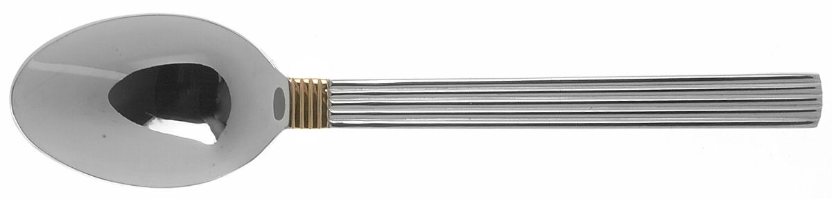Intervale Gold (Stainless, Gold Accent) Place/Oval Soup Spoon by Towle Silver-1