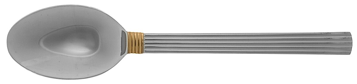 Intervale Gold (Stainless, Gold Accent) Tablespoon (Serving Spoon) by Towle Silver-1