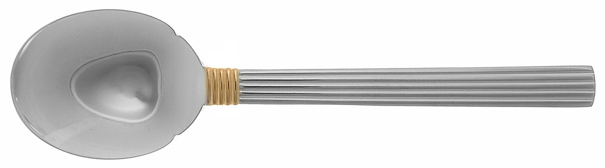 Intervale Gold (Stainless, Gold Accent) Sugar Spoon by Towle Silver-1