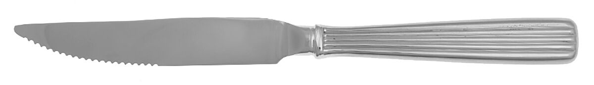 Ionic (Stainless) Steak Knife Individual Hollow, Serrate HC by Towle Silver-1