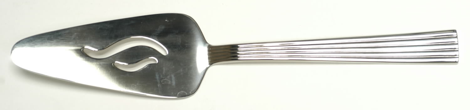 Ionic (Stainless) Pierced All Stainless Pie Server by Towle Silver-1