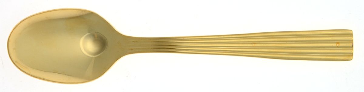 Ionic-Gold (Gold Electroplate) Teaspoon by Towle Silver-1