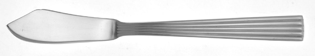 Ionic (Silverplate, 1988) Flat Handle Master Butter Knife by Towle Silver-1