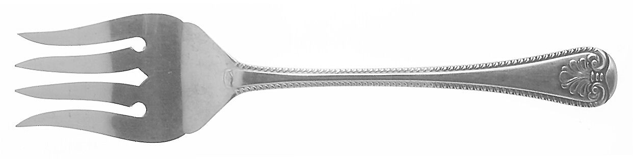 Kensington (Stainless, Supreme) Medium Solid Cold Meat Serving Fork by Towle Silver-1