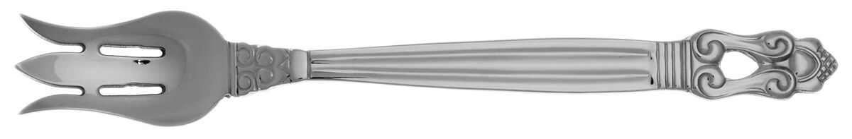 King Gustav (Stainless) Seafood/Cocktail Fork  HC by Towle Silver-1