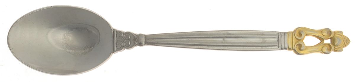 King Gustav-Gold (Stainless, Gold Accent) Teaspoon by Towle Silver-1