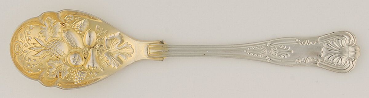 Kings (Silverplate, 1980) Sugar Shell Spoon by Towle Silver-1