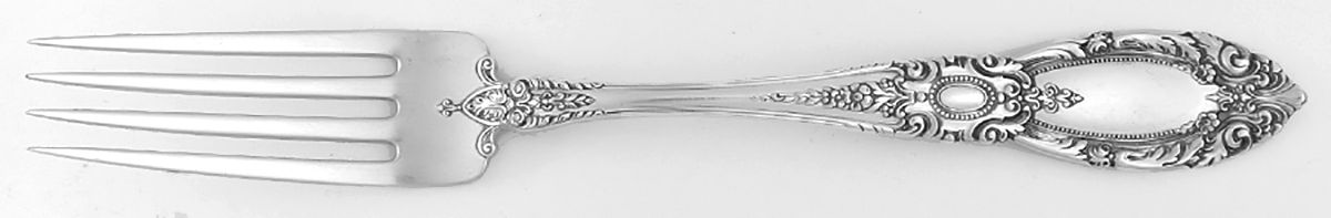 King Richard (Sterling, 1932, No Monos) Fork by Towle Silver-1