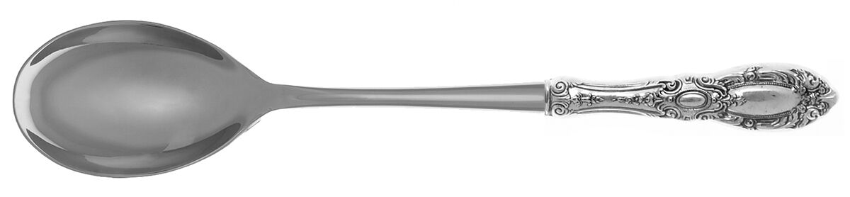 King Richard (Sterling, 1932, No Monos) Dressing Spoon with Stainless Bowl HC by Towle Silver-1