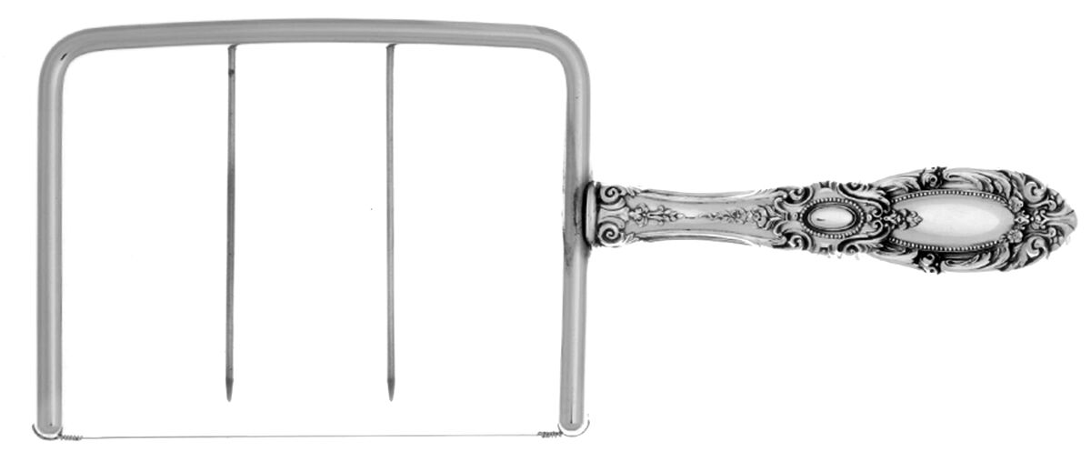 King Richard (Sterling, 1932, No Monos) Wired Cheese Cutter by Towle Silver-1
