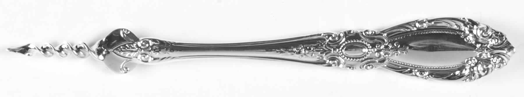 King Richard (Sterling, 1932, No Monos) One Tine Butter Pick by Towle Silver-1