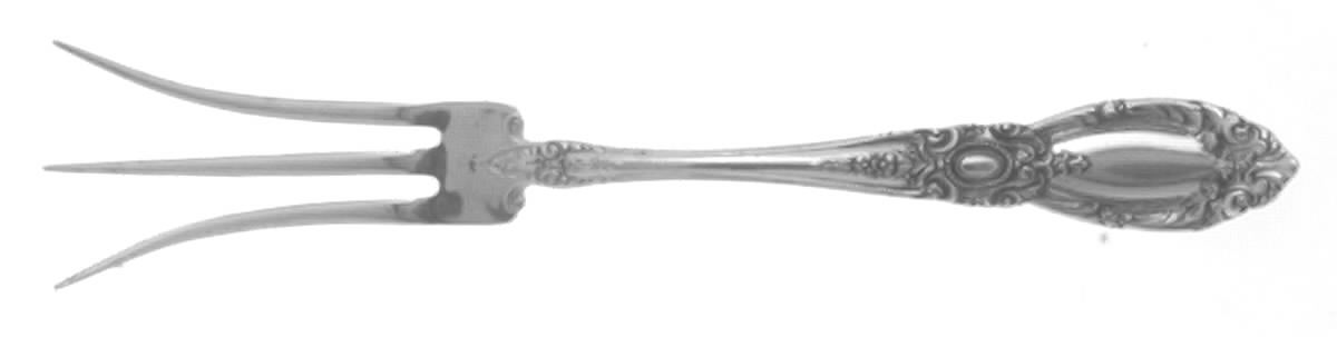 King Richard (Sterling, 1932, No Monos) Lemon Fork by Towle Silver-1