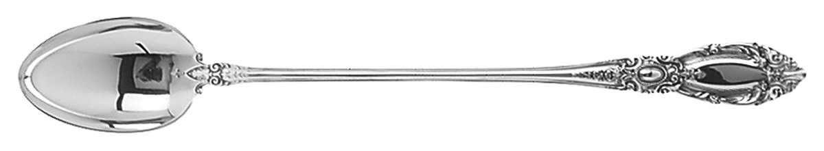 King Richard (Sterling, 1932, No Monos) Iced Tea Spoon by Towle Silver-1