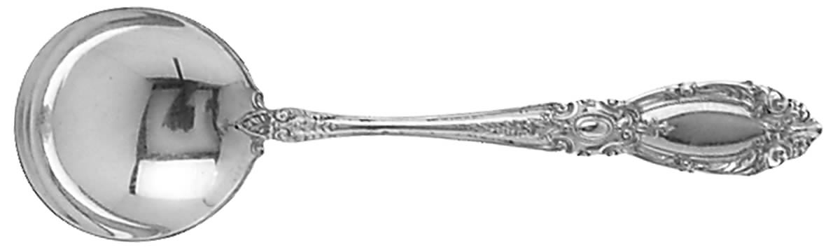 King Richard (Sterling, 1932, No Monos) Round Bowl Soup Spoon (Cream Soup) by Towle Silver-1