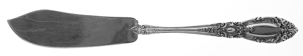 King Richard (Sterling, 1932, No Monos) Flat Handle Master Butter Knife by Towle Silver-1