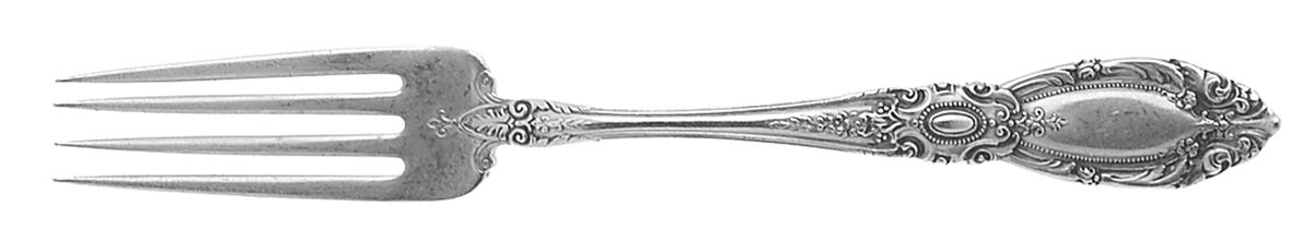 King Richard (Sterling, 1932, No Monos) Youth Fork by Towle Silver-1