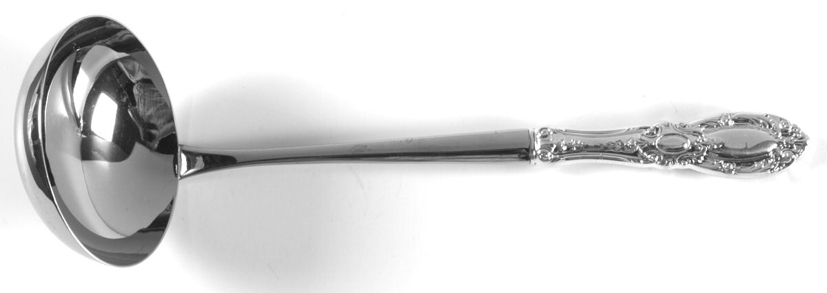 King Richard (Sterling, 1932, No Monos) Soup Ladle with Stainless Bowl by Towle Silver-1