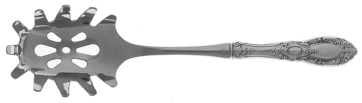 King Richard (Sterling, 1932, No Monos) Pasta Server with Stainless Bowl by Towle Silver-1