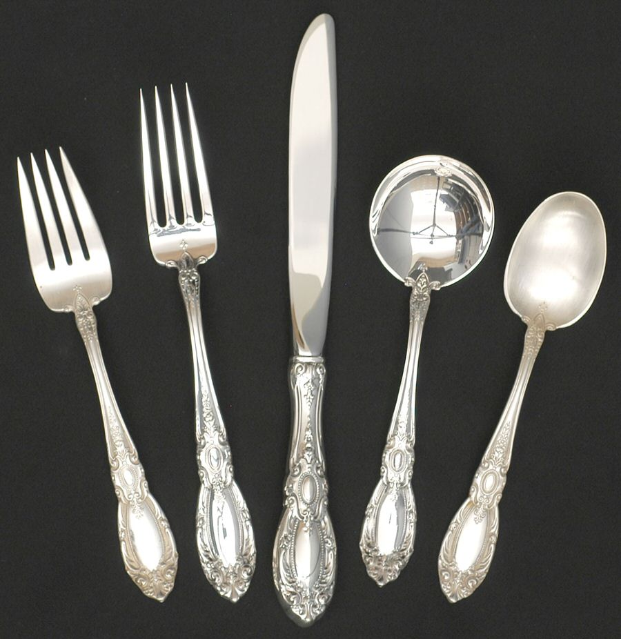 King Richard (Sterling, 1932, No Monos) 5 Piece Place Size Setting by Towle Silver-1