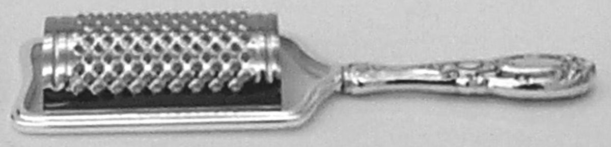 King Richard (Sterling, 1932, No Monos) Cheese Grater with Hollow Handle, Stainless Grater by Towle Silver-1