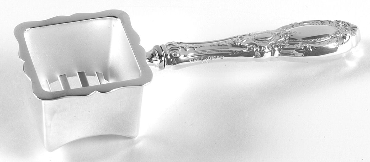 King Richard (Sterling, 1932, No Monos) Corn Butterer with Silverplate Bowl by Towle Silver-1