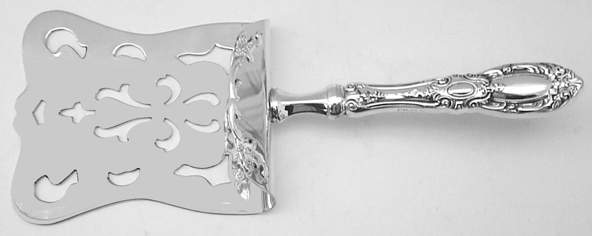 King Richard (Sterling, 1932, No Monos) Hollow Asparagus Server with Sterling Hood by Towle Silver-1