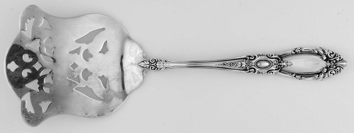 King Richard (Sterling, 1932, No Monos) Solid Asparagus Server by Towle Silver-1