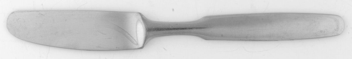 Kronos (Stainless) Flat Handle Butter Spreader by Towle Silver-1