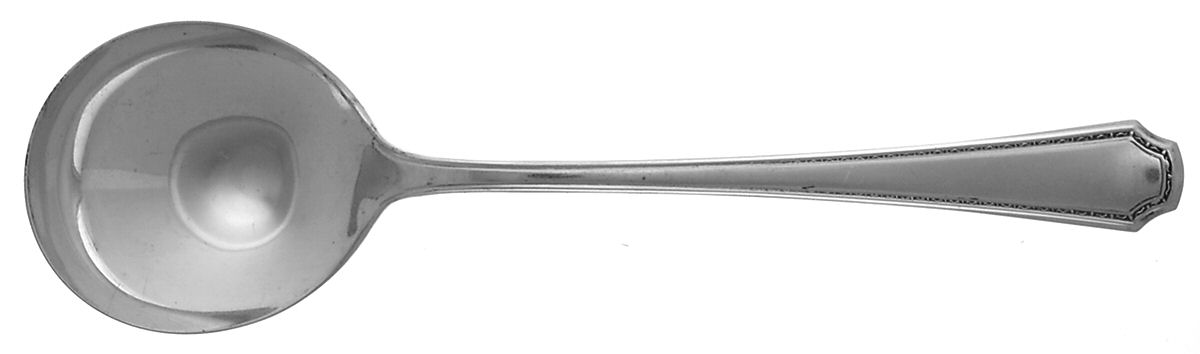 Lady Constance (Sterling, 1922) Round Bowl Soup Spoon (Gumbo) by Towle Silver-1