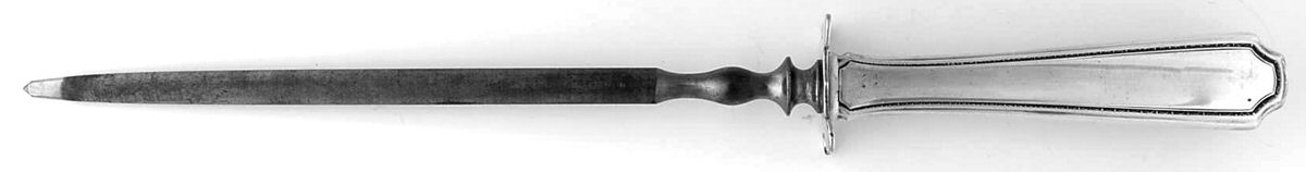 Lady Constance (Sterling, 1922) Small Steel Rod Sharpener Knife by Towle Silver-1