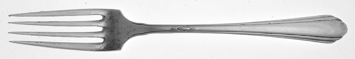 Lady Diana (Sterling, 1928, No Monograms) Youth Fork by Towle Silver-1