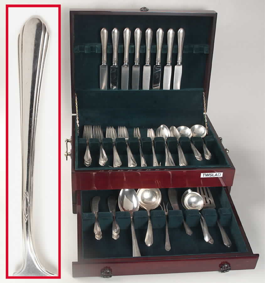Lady Diana (Sterling, 1928, No Monograms) 68 Piece Set by Towle Silver-1