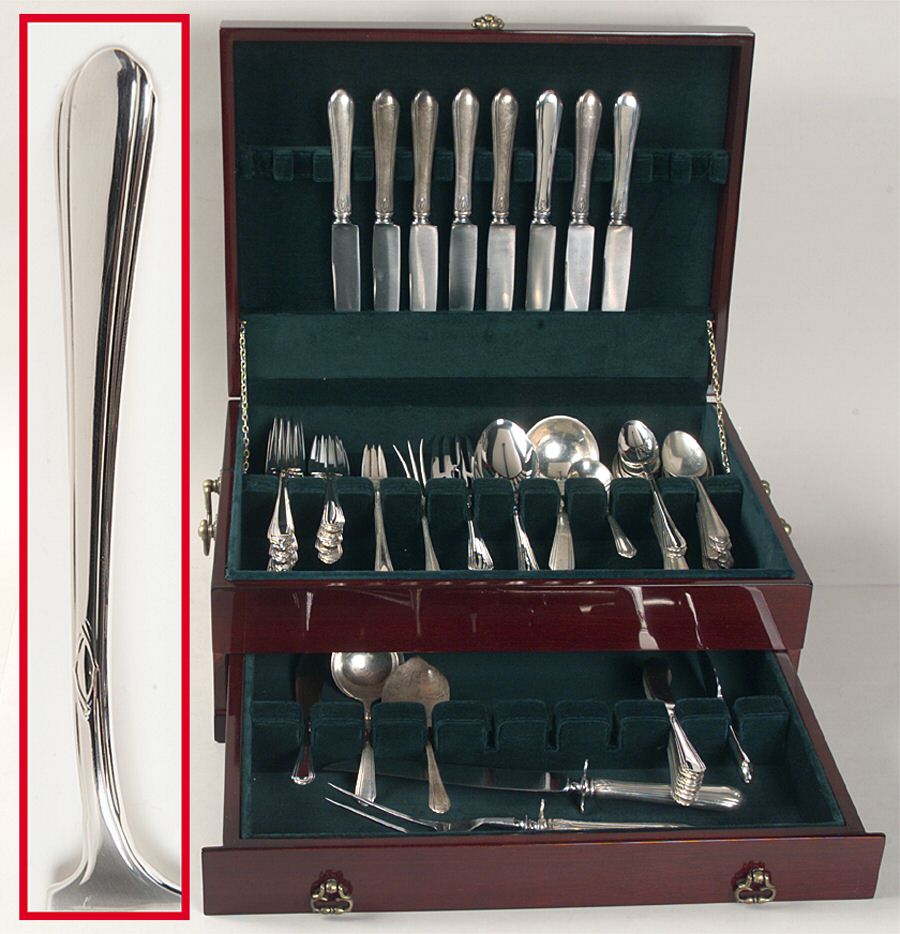 Lady Diana (Sterling, 1928, No Monograms) 68 Piece Set by Towle Silver-1