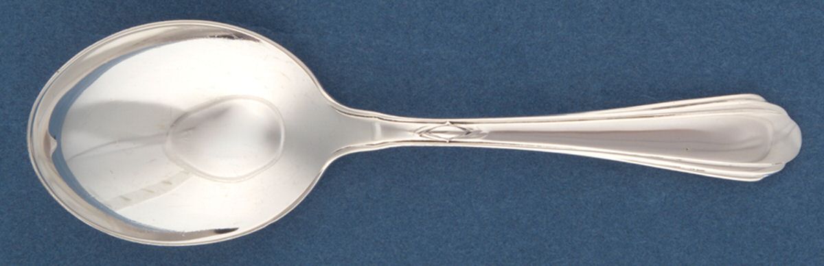 Lady Diana (Sterling, 1928, No Monograms) Straight Handle Baby Spoon by Towle Silver-1